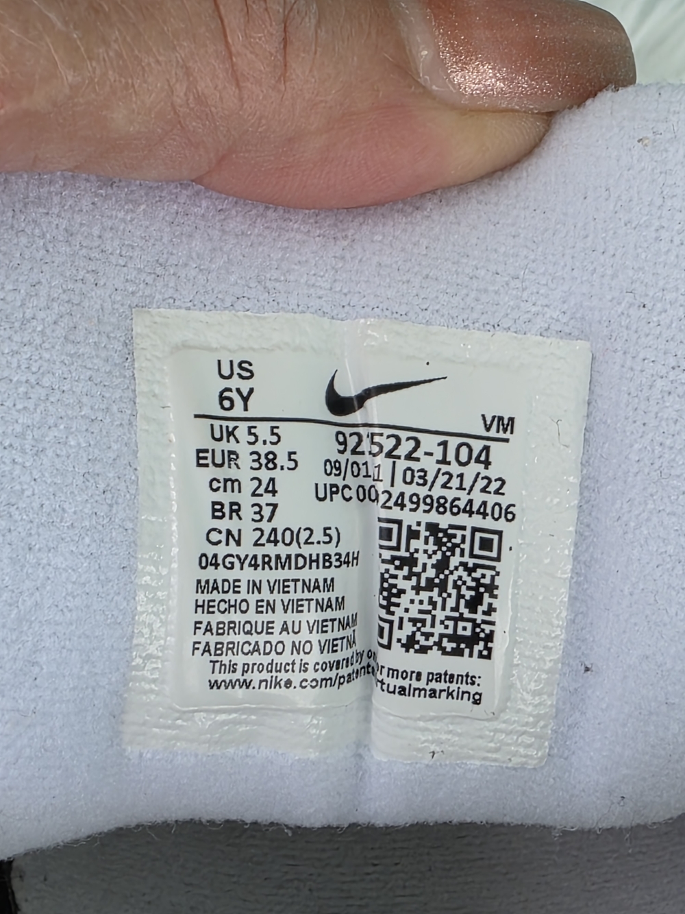 Women’s White & Light Gray Reflective Sneaker - Picture 7 of 8